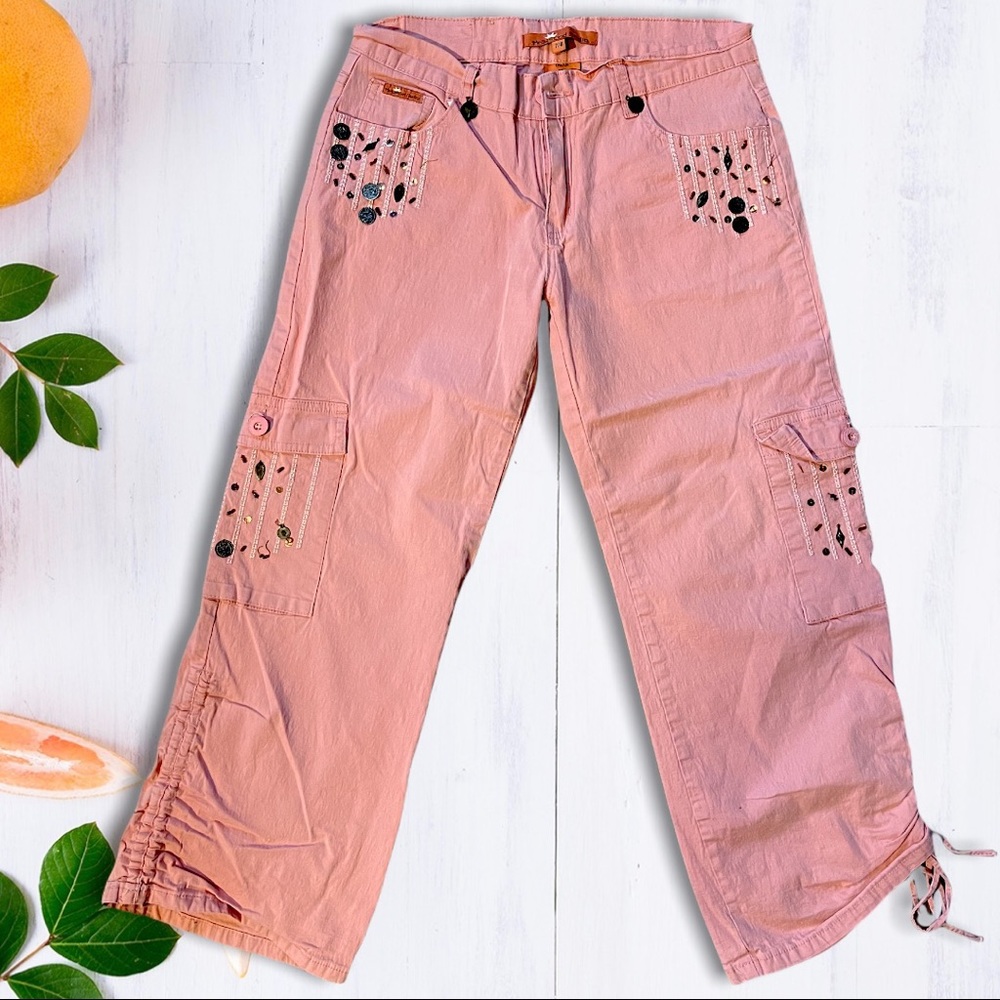 💥3 for 35$ Capris💥 Salmon pink capri cargo pants 🎀